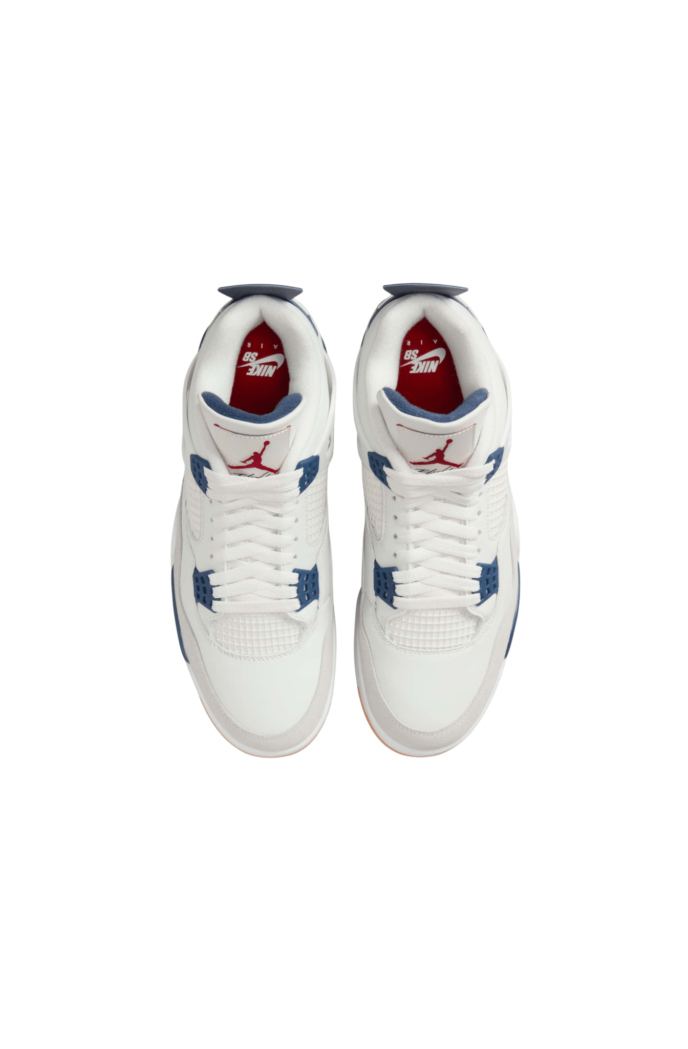 Tênis Nike Air Jordan 4 x SB Branco/Azul Marinho DR5415 - 100 - NewSkull