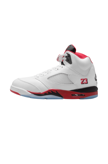 Tênis Nike Air Jordan 5 Retro OG Fire Red Branco/Vermelho/Preto HQ7978 - 101 - NewSkull