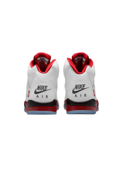 Tênis Nike Air Jordan 5 Retro OG Fire Red Branco/Vermelho/Preto HQ7978 - 101 - NewSkull