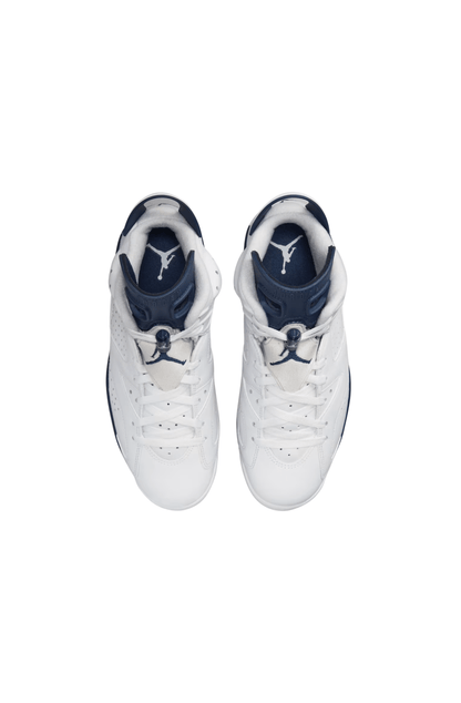 Tênis Nike Air Jordan 6 Retro Midnight Navy Branco/Azul Marinho CT8529 - 141 - NewSkull