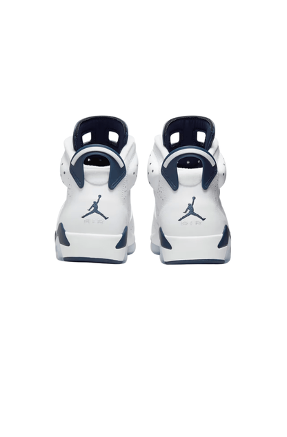Tênis Nike Air Jordan 6 Retro Midnight Navy Branco/Azul Marinho CT8529 - 141 - NewSkull