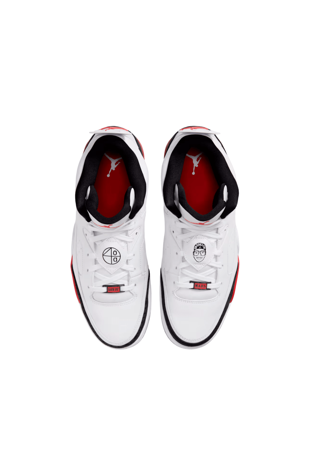 Tênis Nike Air Jordan Son of Mars Low Fire Red Branco/Preto/Vermelho 580603-103 - NewSkull