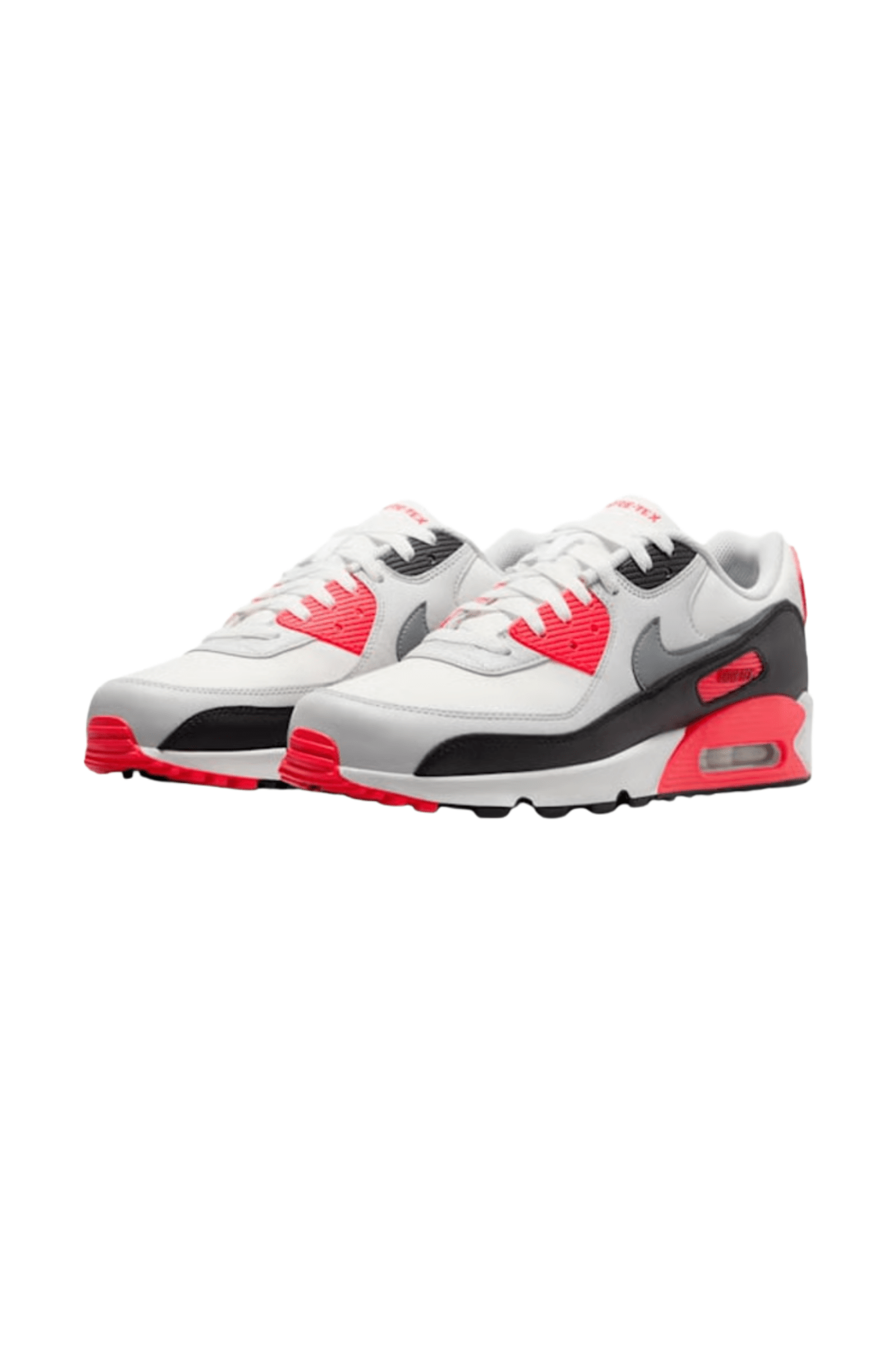 Tênis Nike Air Max 90 Gore - Tex Masculino Branco/Vermelho/Preto FD5810 - 101 - NewSkull