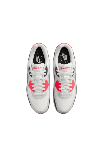 Tênis Nike Air Max 90 Gore - Tex Masculino Branco/Vermelho/Preto FD5810 - 101 - NewSkull