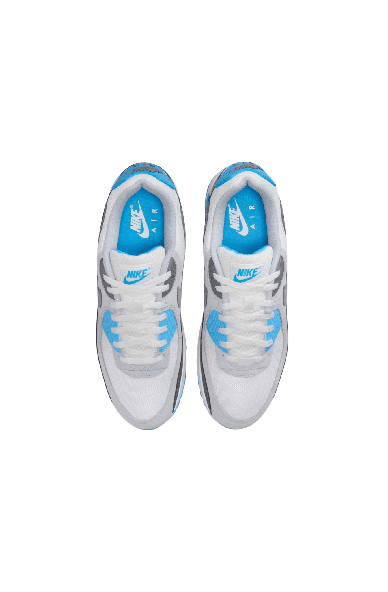 Tênis Nike Air Max 90 Masculino Branco/Preto/Azul DM0029 - 019 - NewSkull