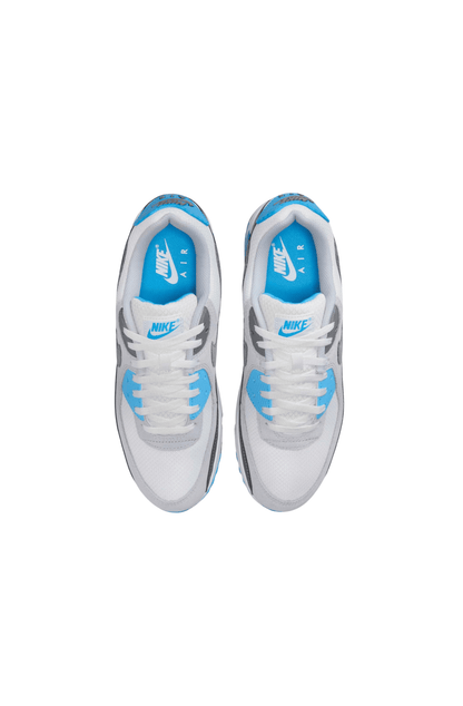 Tênis Nike Air Max 90 Masculino Branco/Preto/Azul DM0029 - 019 - NewSkull