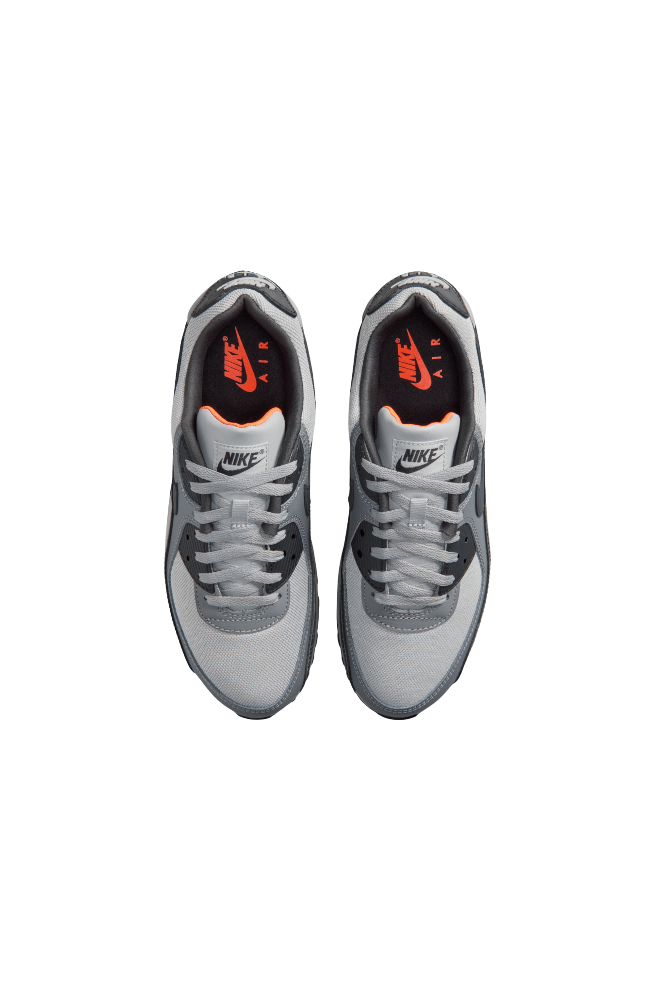 Tênis Nike Air Max 90 Premium Hyper Crimson and Black Cinza/Preto IQ0172-900 - NewSkull
