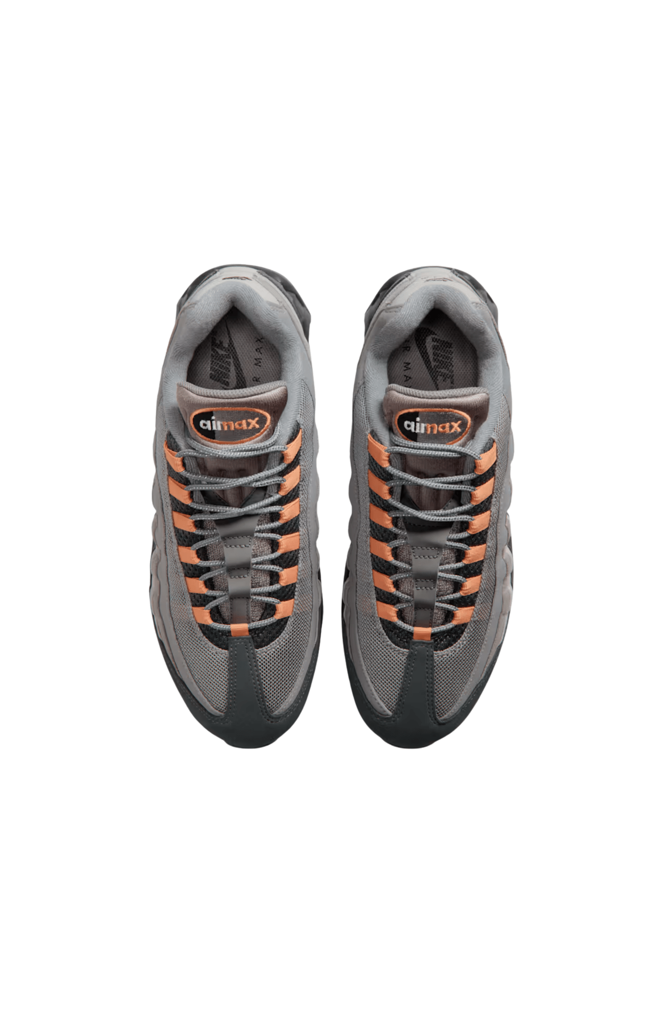 Tênis Nike Air Max 95 "Big Bubble" Hot Curry Cinza/Laranja HM4740 - 014 - NewSkull