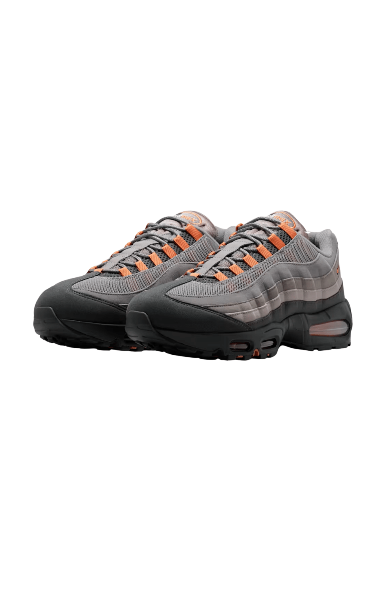 Tênis Nike Air Max 95 "Big Bubble" Hot Curry Cinza/Laranja HM4740 - 014 - NewSkull