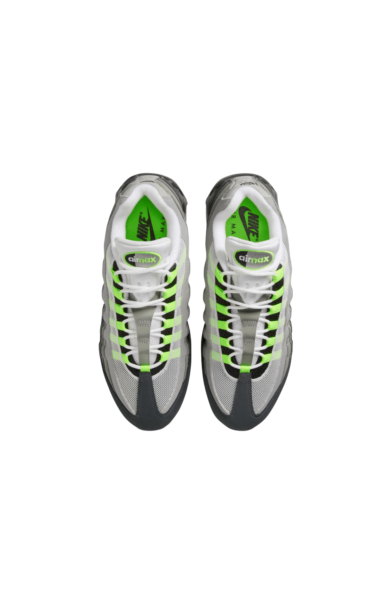 Tênis Nike Air Max 95 "Big Bubble" Neon Yellow Cinza/Neon HM4740 - 001 - NewSkull