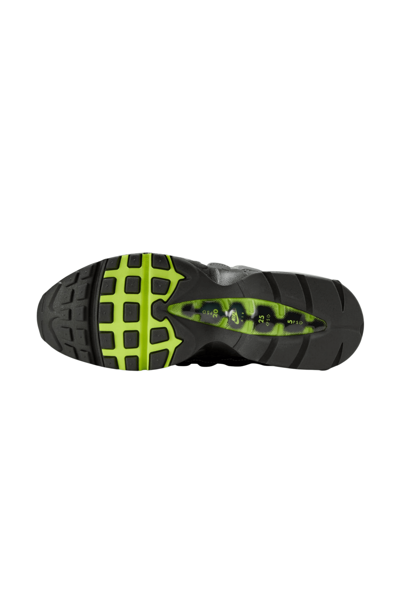 Tênis Nike Air Max 95 "Big Bubble" Neon Yellow Cinza/Neon HM4740 - 001 - NewSkull