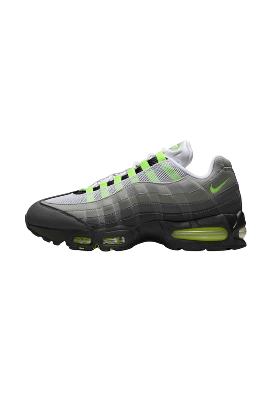 Tênis Nike Air Max 95 "Big Bubble" Neon Yellow Cinza/Neon HM4740 - 001 - NewSkull