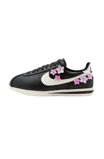 Tênis Nike Cortez Leather Florette Preto/Branco IV5675-001 - NewSkull