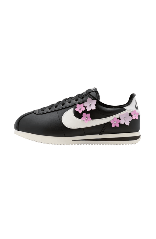 Tênis Nike Cortez Leather Florette Preto/Branco IV5675-001 - NewSkull
