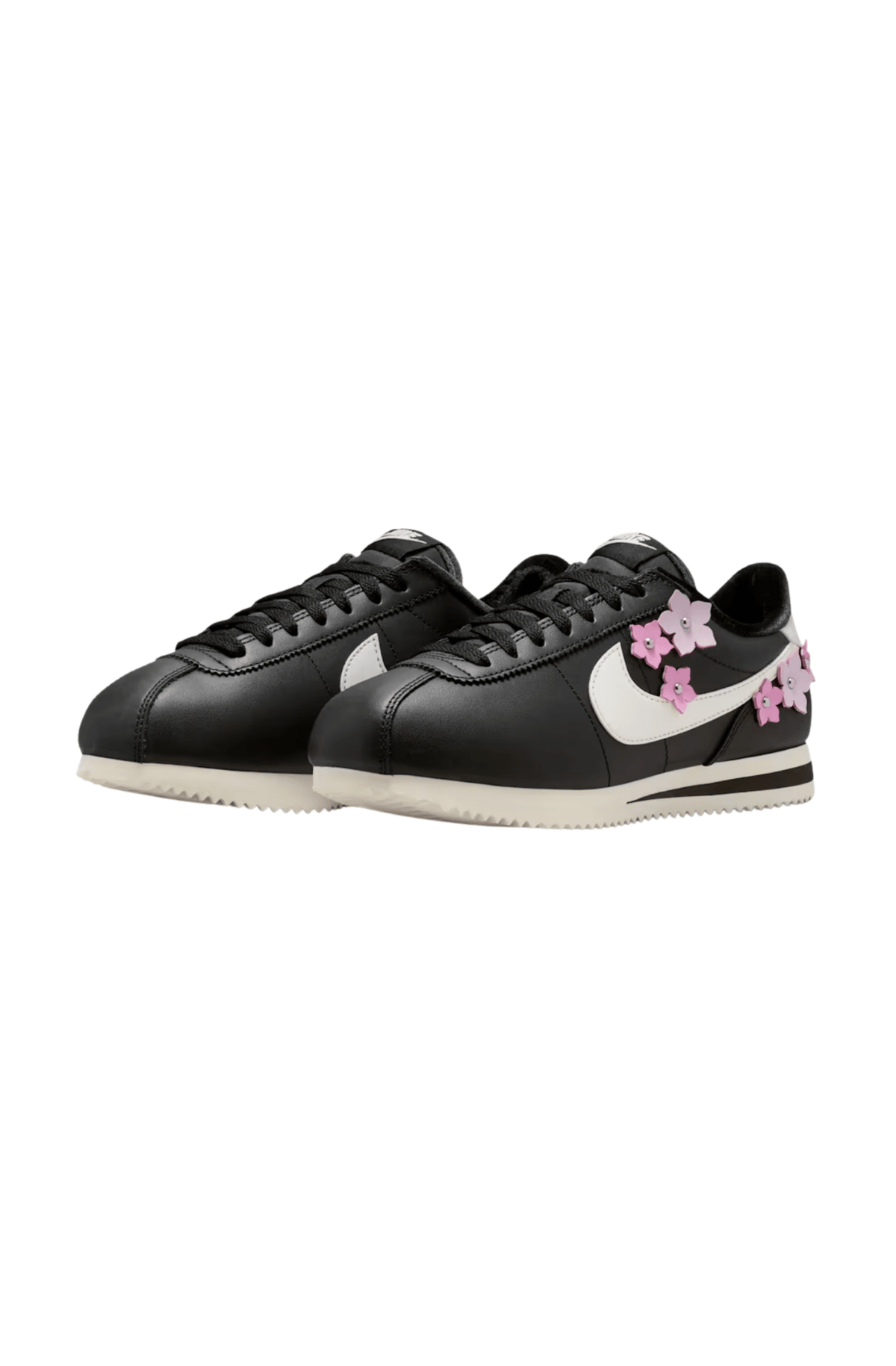 Tênis Nike Cortez Leather Florette Preto/Branco IV5675-001 - NewSkull