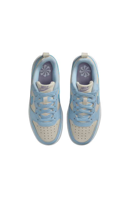 Tênis Nike Court Borough Low Recraft Feminino Bege/Azul IH4048 - 001 - NewSkull