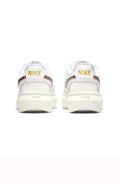 Tênis Nike Court Vision Alta Leopard Feminino Branco/Bege - NewSkull