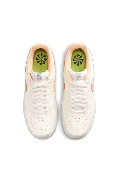 Tênis Nike Court Vision Low Next Nature Branco/Bege - NewSkull