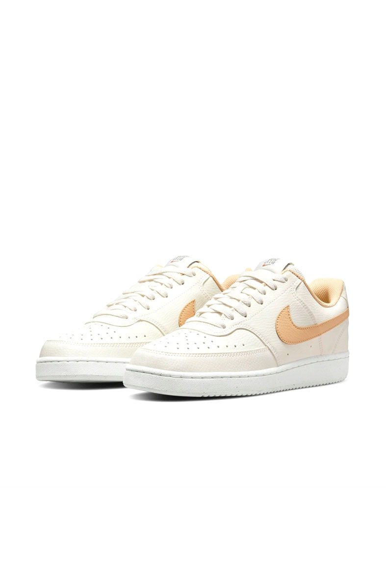 Tênis Nike Court Vision Low Next Nature Branco/Bege - NewSkull