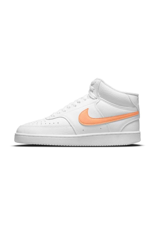 Tênis Nike Court Vision Mid Feminino Branco/Bege - NewSkull