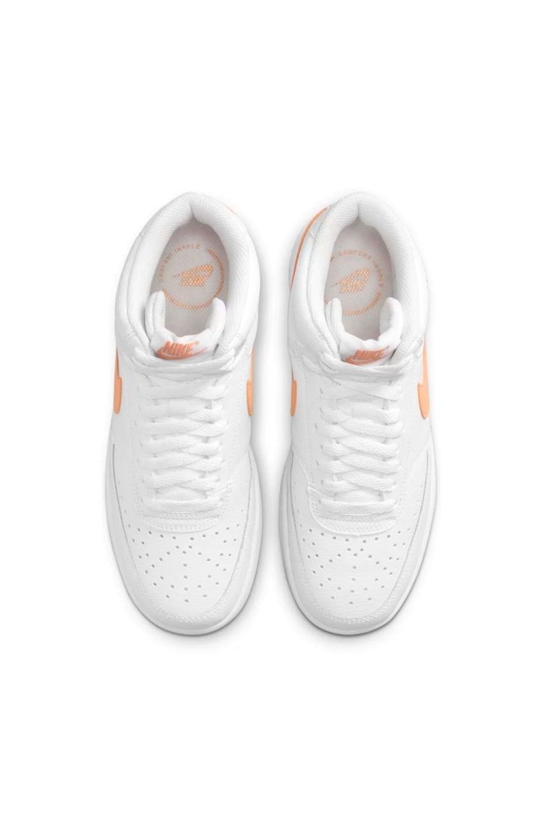 Tênis Nike Court Vision Mid Feminino Branco/Bege - NewSkull