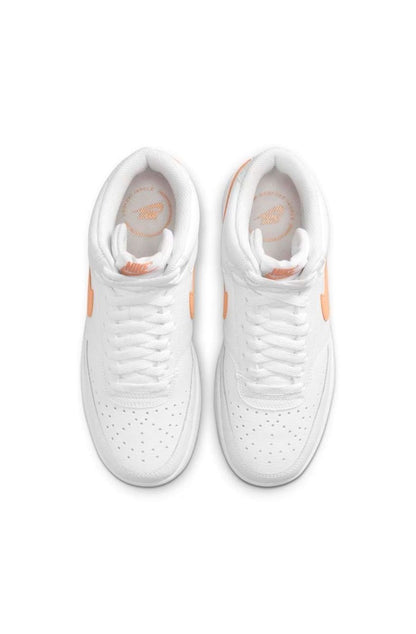 Tênis Nike Court Vision Mid Feminino Branco/Bege - NewSkull