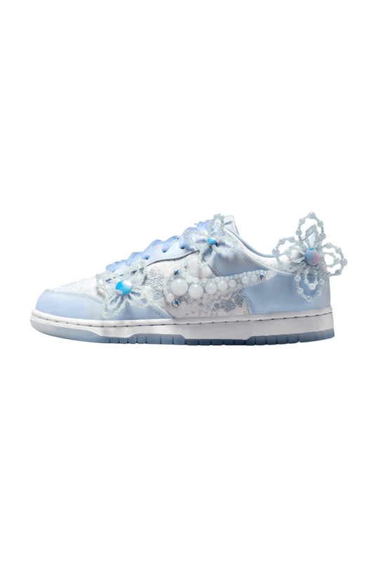 Tênis Nike Dunk Low Feminino Susan Fang Azul/Branco HV8575 - 100 - NewSkull