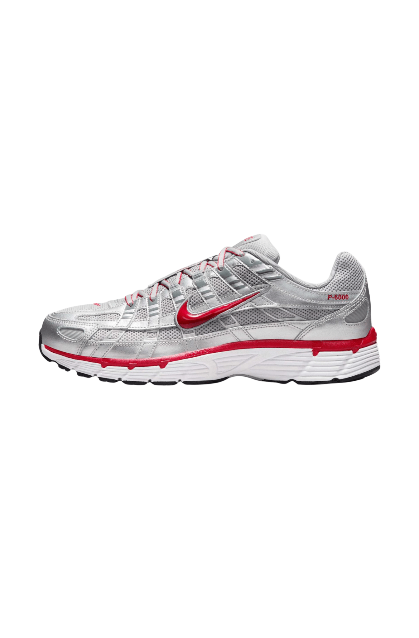 Tênis Nike P - 6000 Masculino Prata/Vermelho CD6404 - 024 - NewSkull