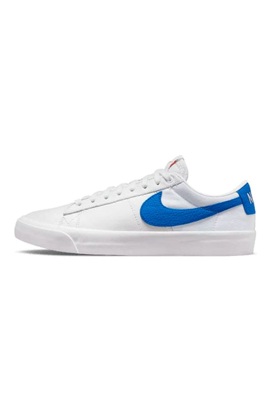 Tênis Nike SB Zoom Blazer Low Pro GT ISO Branco/Azul DH5675 - 100 - NewSkull