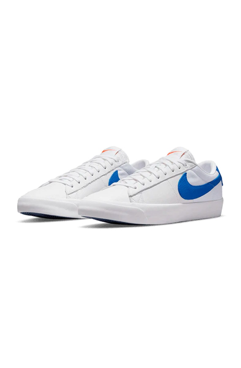 Tênis Nike SB Zoom Blazer Low Pro GT ISO Branco/Azul DH5675 - 100 - NewSkull