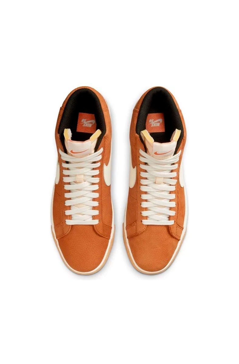 Tênis Nike SB Zoom Blazer MID ISO Marrom/Branco DC8911 - 200 - NewSkull