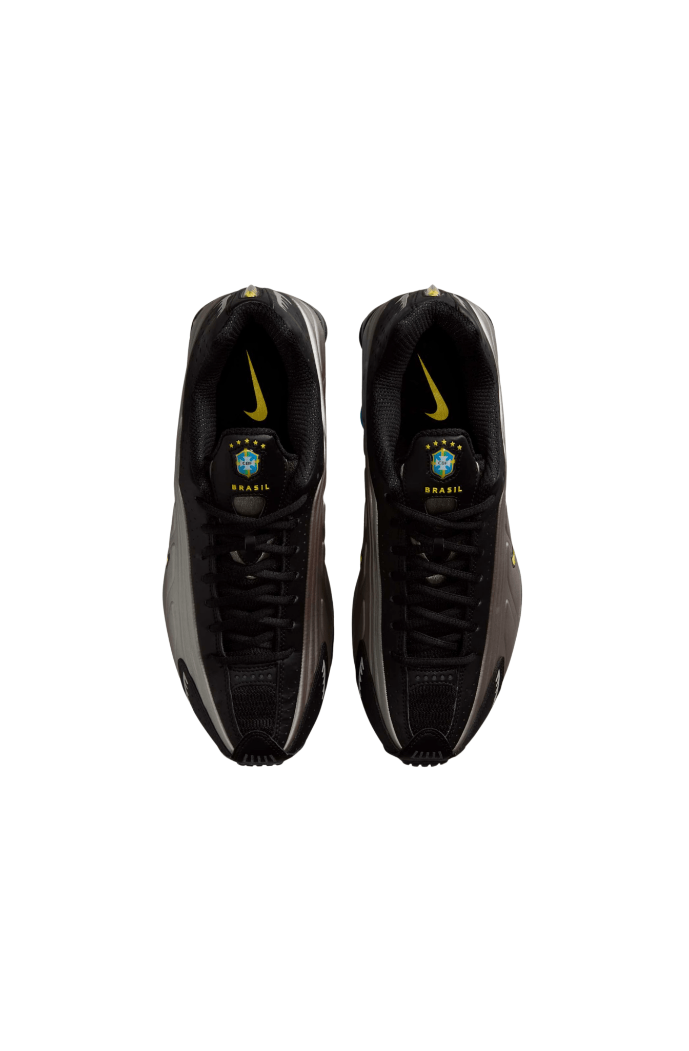 Tênis Nike Shox R4 "Brazil" Cinza/Preto IO8134-001 - NewSkull