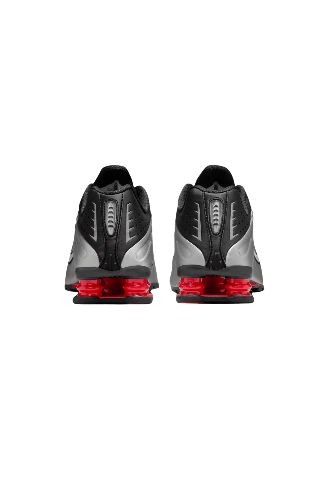 Tênis Nike Shox R4 Feminino Black Metallic Silver Preto/Prata/Vermelho AR3565 - 011 - NewSkull