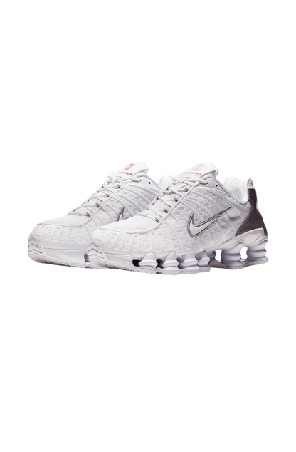 Tênis Nike Shox TL Metallic Silver Branco/Prata AV3595 - 100 - NewSkull