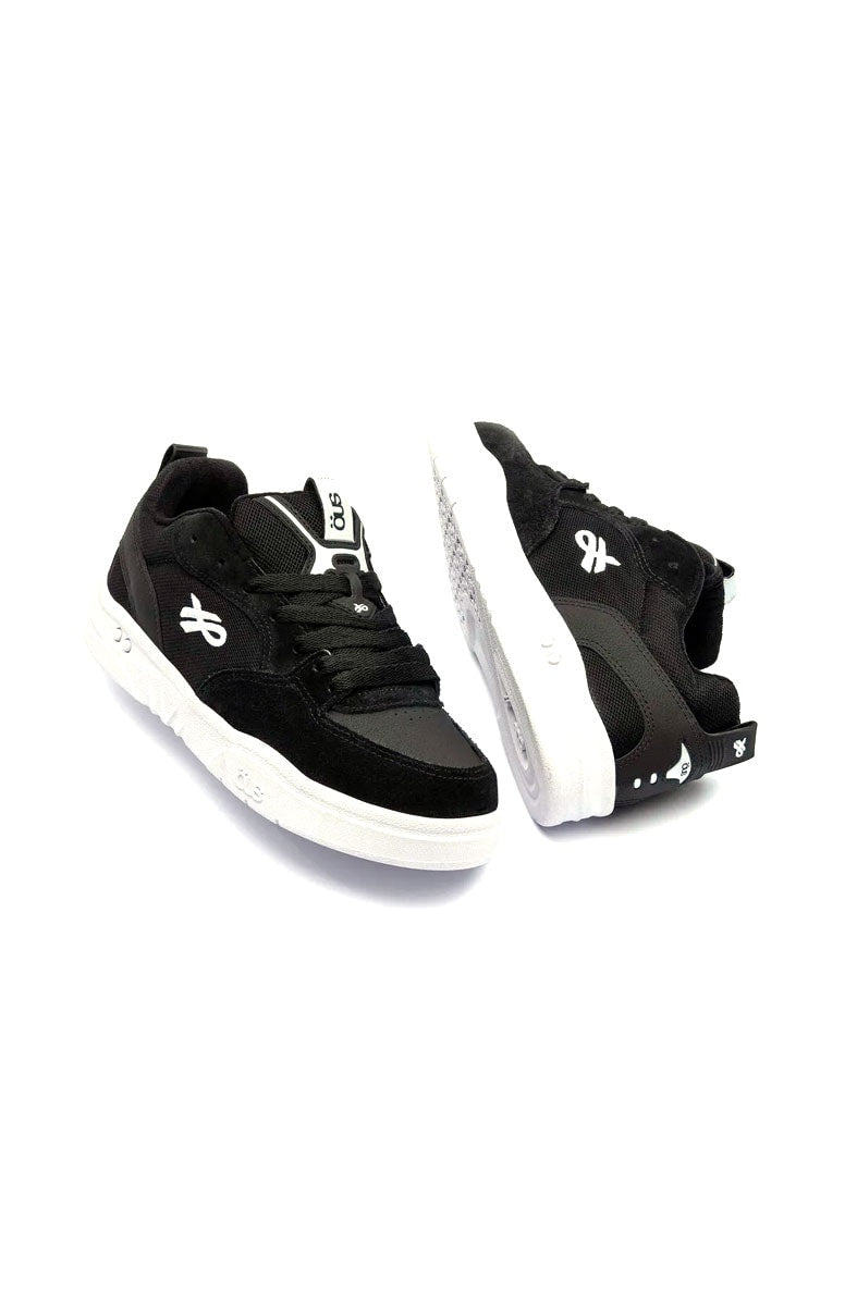 Tenis OUS Fluente Essencial Branco/Preto 350040 - 02 - NewSkull