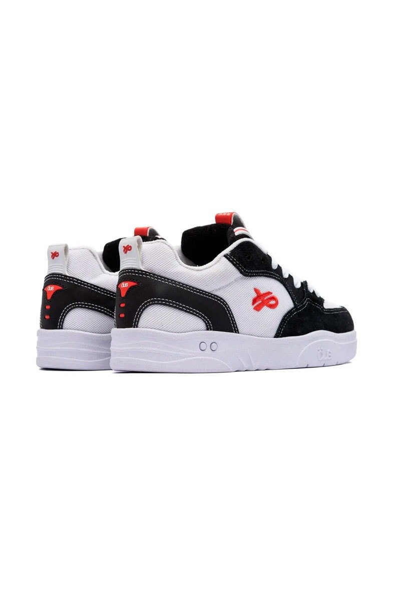 Tenis OUS Fluente Essencial Branco/Preto/Vermelho 350040 - 03 - NewSkull