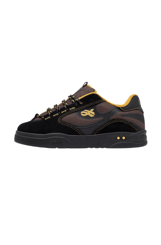 Tênis OUS Fluente GTX Onça Pintada Imperial Preto/Amarelo 350053 - 16 - NewSkull
