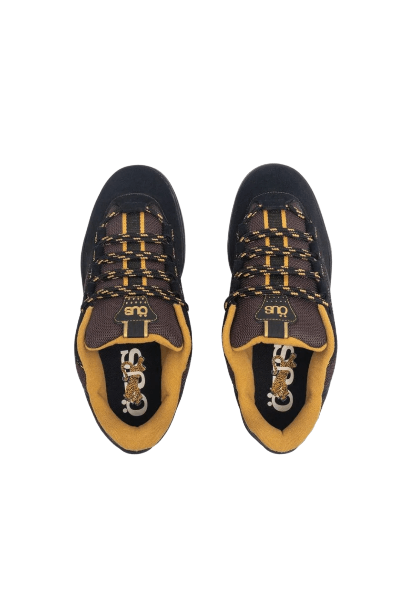 Tênis OUS Fluente GTX Onça Pintada Imperial Preto/Amarelo 350053 - 16 - NewSkull