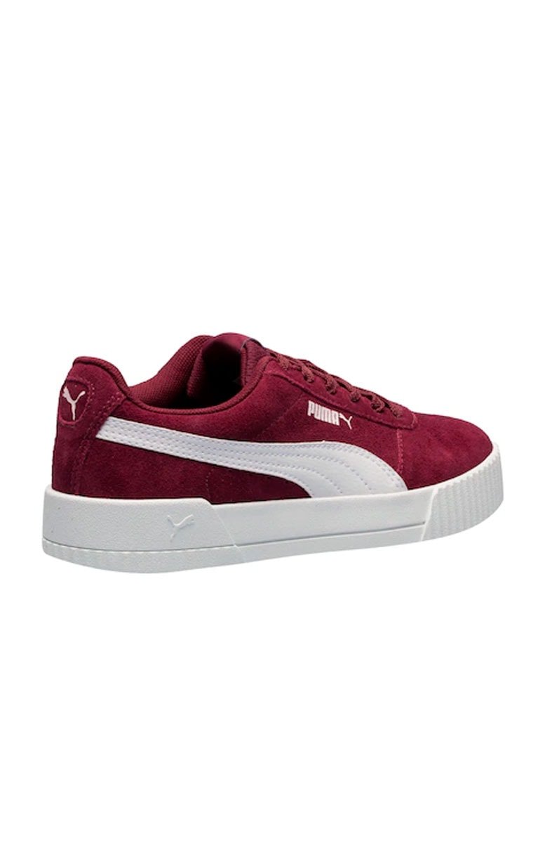 Tênis Puma Carina BDP Feminino Bordo/Branco - NewSkull