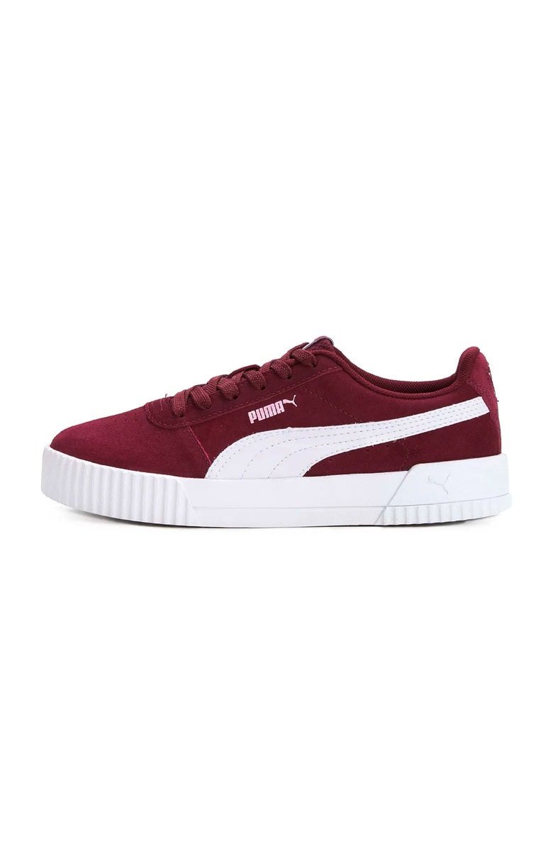 Tênis Puma Carina BDP Feminino Bordo/Branco - NewSkull