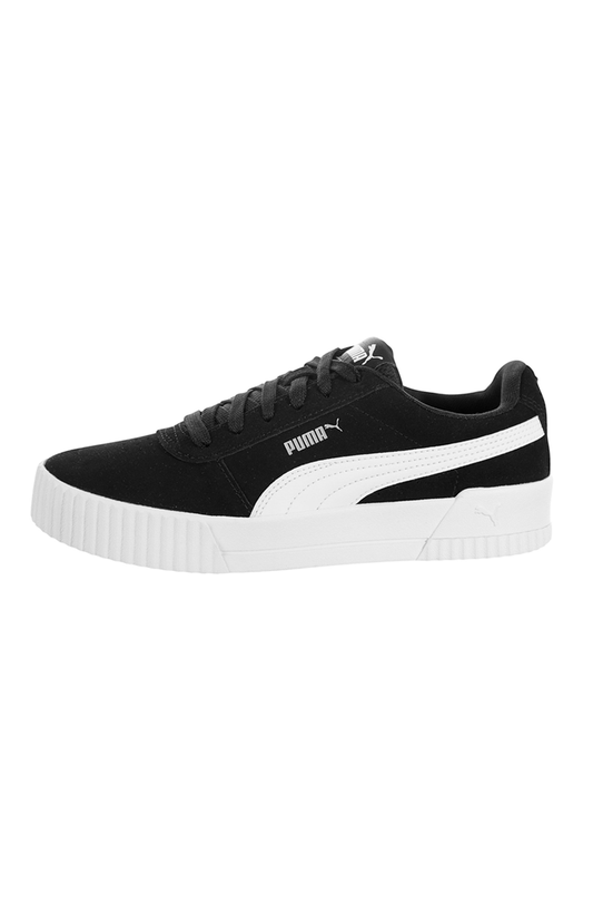 Tênis Puma Carina BDP Feminino Preto/Branco - NewSkull