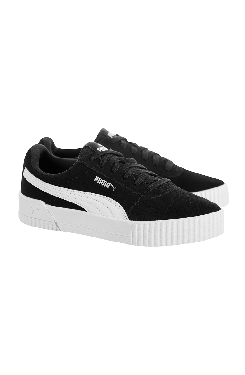 Tênis Puma Carina BDP Feminino Preto/Branco - NewSkull