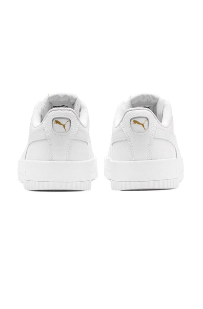 Tênis Puma Carina Lux L BDP Feminino Branco/Dourado - NewSkull