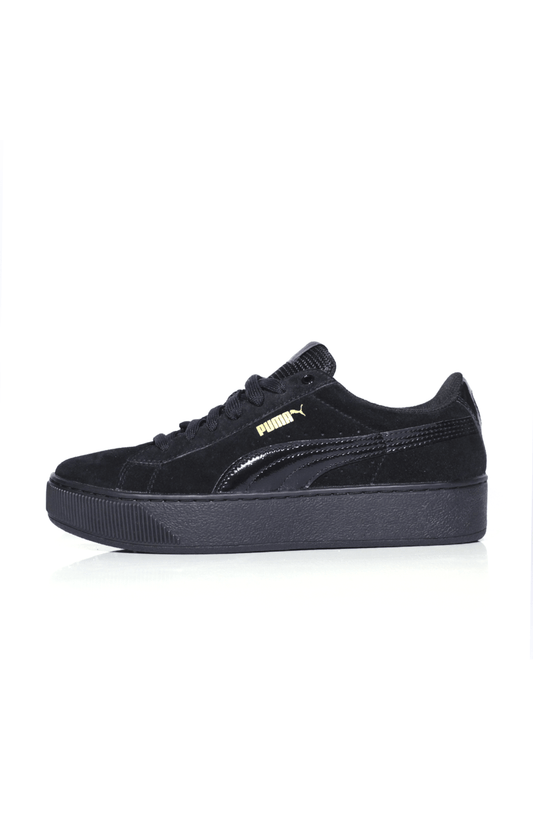 Tênis Puma Vikky Platform Feminino Preto/Preto - NewSkull
