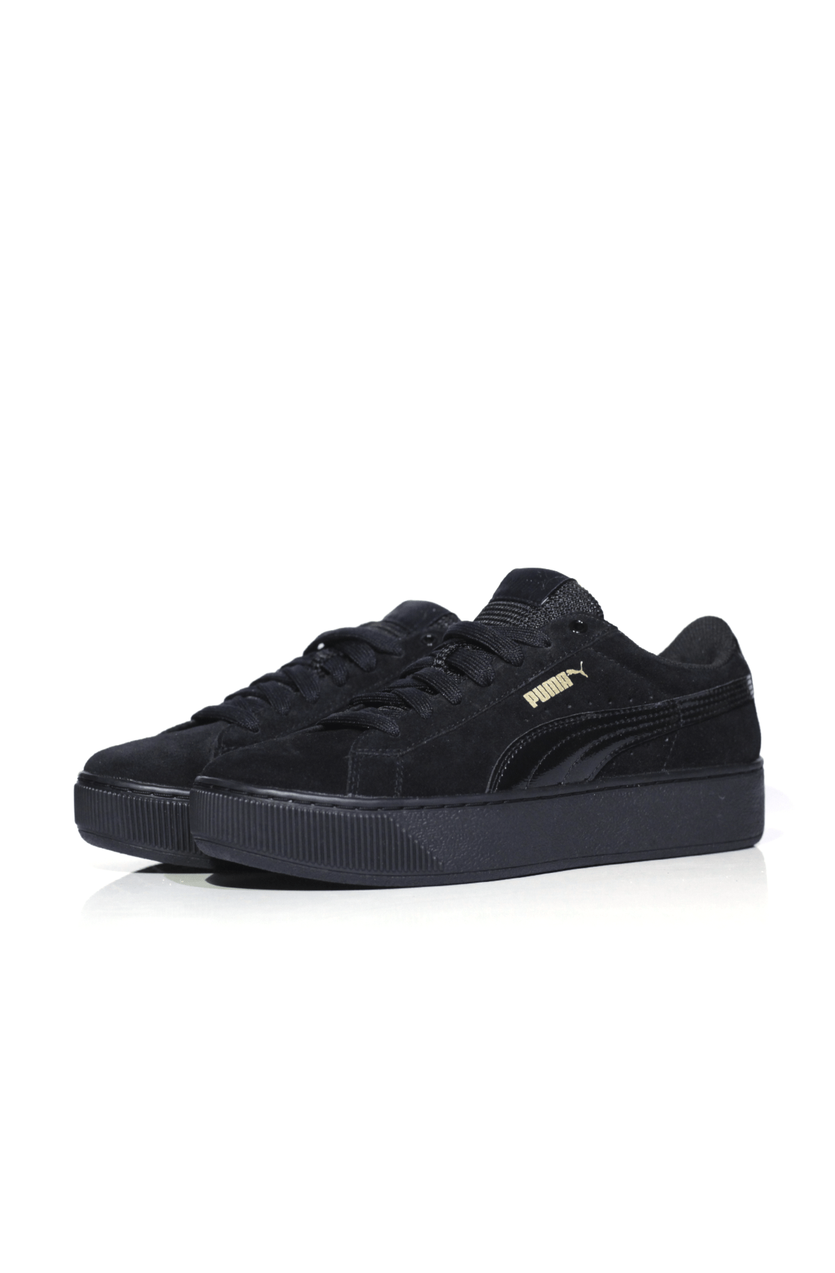 Tênis Puma Vikky Platform Feminino Preto/Preto - NewSkull