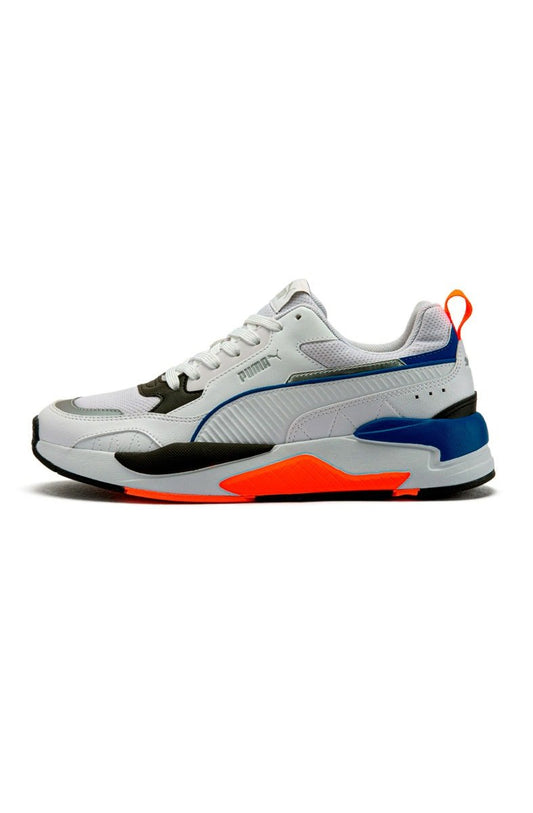 Tênis PUMA X - Ray 2 Square BDP Branco/Azul/Laranja - NewSkull