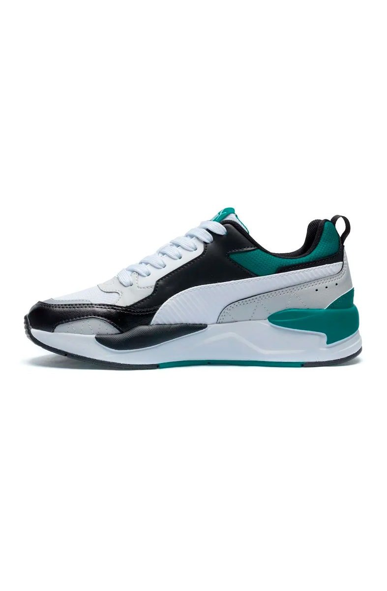 Tênis PUMA X - Ray 2 Square BDP Branco/Preto/Verde - NewSkull