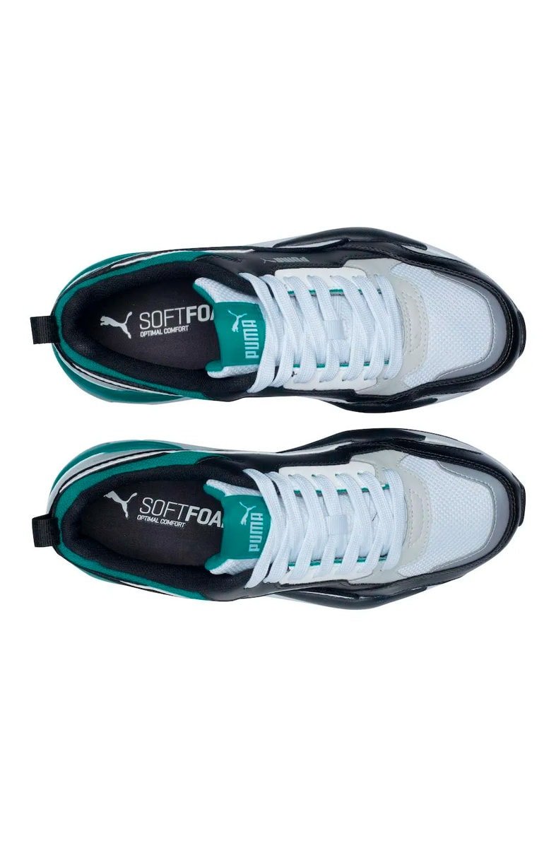 Tênis PUMA X - Ray 2 Square BDP Branco/Preto/Verde - NewSkull