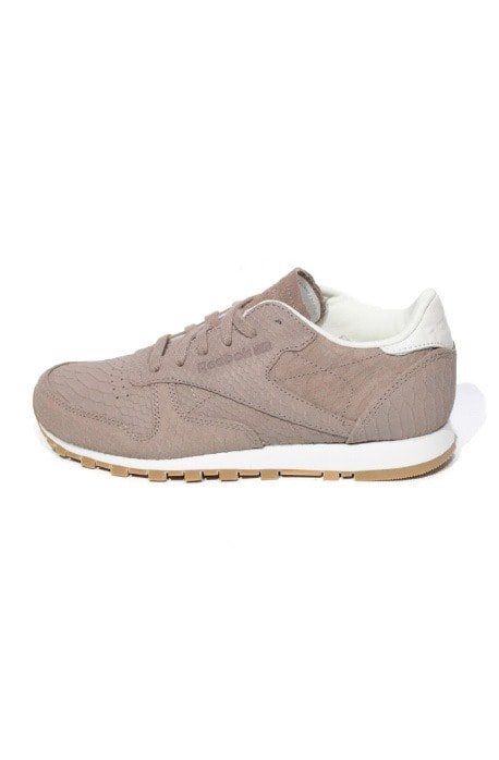 Tênis Reebok Classic Leather Exotics TAUPE/CHALK - NewSkull