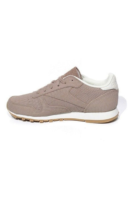 Tênis Reebok Classic Leather Exotics TAUPE/CHALK - NewSkull